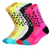 Men's Socks Compression Cycling Socks Spring Men and Women Professional Breathable Wearresisting for Bicycle DH Sports Running Football Z0227