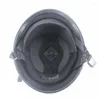 Casques De Moto Moto demi-visage casque ouvert DOT Casco Capacete De Motocicleta pour café Racer rétro allemand Chopper