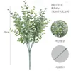 Fleurs décoratives 1 pcs Faux Plantes Feuilles D'eucalyptus Herbe Verte Lavande Artificielle Maison Jardin Table Décoration Murale DIY Vase Fête De Mariage