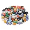 car dvr Charms 50Pc Natural Crystal Stone Waterdrop Heart Cross Rose Quartz Tigers Eye Opal Pendants Fit Chakras Necklace Jewelry Drop Deliv Dhkny