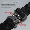 Belts Dropshipping belt men outdoor hunting metal tactical belt multifunction alloy buckle high quality Marine Corps canvas belt Z0228
