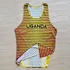 Camisas casuais masculinas Tokyo Uganda Seleção Nacional Man Maratona Sem Estragada Maratona rápida Rúss Athlete Field Singlet Singlet personalizável 230228