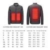 Hommes vers le bas chauffage électrique vestes pour hommes hiver chaud USB veste chauffante en plein air coton thermique vêtements lâche grande taille manteaux