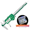 Metro a nastro LAOA Digital Vernier Caliper 6 pollici 150mm Acciaio inossidabile Elettronico Metallo Impermeabile Micrometro Strumenti di misurazione della profondità 230227