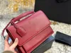 Neue 5A-Designertasche Damentaschen Handtaschen Umhängetaschen Einkaufstasche Kalbsleder klassische diagonale Streifen gesteppte Ketten Doppelklappe mittlere Umhängetasche Sunset Chain-Taschen