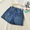 Venda Linjia jeans shorts Novo triunfo love cadeia de shorts jeans feminino verão