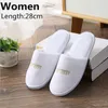 Slippers 5 Pairslot Winter Slippers Men Women Kids يمكن التخلص من النعال المنزلية المنزلية Slides Travel Sandals Hospitality Guest Footwear Shoes Z0215