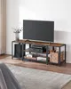 Meuble TV moderne pour téléviseurs jusqu'à 65 pouces Table console TV industrielle à 3 niveaux avec étagères de rangement ouvertes pour L7789009