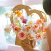 Festive & Party Supplies Heart Shaped Paper Flower Box DIY Hand Held Flower Basket Valentine Day Mother's Day Florist Flower Decoration