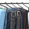 Hangers rekken 5 stks luie broek rek draagbaar voor kleding multifunctionele planken garderobe kast opslag organizer hanger drogen