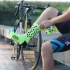 Men's Socks Compression Cycling Socks Spring Men and Women Professional Breathable Wearresisting for Bicycle DH Sports Running Football Z0227