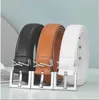 حزام للنساء الجلود الأصلية 3 سم عرض جودة عالية الرجال أحزمة S Buckle Cnosme Womens Weistband Cintura Ceintures 6 Color