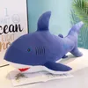 Simpatico peluche squalo imitazione vero abbraccio cuscino bambola animale marino regalo