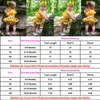 Set di abbigliamento 0-24 mesi Set di 3 pezzi per bambini piccoli vestiti per neonata top girasole pantaloncini gonne fascia abiti estivi