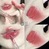 Brillant à lèvres miroir liquide cerise rose étanche rouge à lèvres huile maquillage longue durée beauté hydratant teinte claire