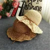 Chapeaux à large bord simple fille chapeau de soleil large bord Floppy chapeaux d'été pour femmes plage Panama paille seau chapeau ombre chapeau femmes chapeaux G230227