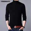 Herentruien Coodrony Mens Sweaters Herfst Winter Dikke Warm pullover mannen gebreide kasjmier wollen trui mannen zware Turtleneck Jumper 8229 230228