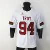 NOUVEAUX maillots de football Troy Trojans Football Jersey NCAA College Demarcus Ware Gunnar Watson Kimani Vidal Barber Johnson Slocum Jr. Billingsley Stoudemire TJ Harri