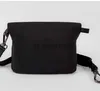 Evening Bags LL Unisex xOutdoor Bags Crossbody Bag Gym Elastic Adjustable Strap Shoulder Chest Bag Belts Fanny Pack Black T230228