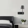مصابيح الجدار مصباح LED قابلة للخلاف مع مفتاح وواجهة USB أزياء الإضاءة البيضاء ممر غرفة نوم بجانب الشمعدان الليلي