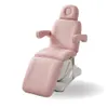 Articoli di bellezza LOGO sedia per pedicure in pelle impermeabile PU personalizzata letto di bellezza bianco rosa in vendita a basso prezzo