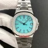 Sports horloge voor heren volledig automatisch 324C beweging 3k fabriek gemaakt 40 mm saffierglasontwerper 5711 horloges