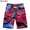 Shorts pour hommes marque Fitness été plage séchage rapide planche d'impression respirant vêtements hommes plage 230228