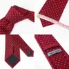 Boyun bağları Terzi Smith Suit ipek kravat erkek dokuma jakard kravat tasarımcısı yeşil polka dot iş düğün lüks moda aksesuar cravat j230227