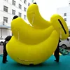 4m gummibåtar studsar ballongfrukt Uppblåsbar cool banan för musik scendekoration