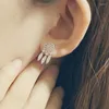 Stud Earrings Season Gate Silver Color Trendy Personality Elegant Dream Catcher Feather Fashion Ear Studs For Woman Girl Jewelry SE050
