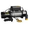 12000LBS 12V/24V Electric Winch For Steel Cable Car Trailer Ropes Towing Strap W/ Wireless Control ATV Truck Off Road