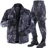 Survêtements pour hommes Nouveau produit ruines costume de camouflage vêtements de printemps et d'automne pour hommes chantier de construction anti-pluie et anti-pluie Z0224