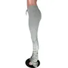 여자 바지 대형 크기의 높은 허리 여자 피트니스 섹시 밀가루 푸쉬 up 체육관 스포츠 슬림 스트레치 달리기 타이츠#Wby Capris