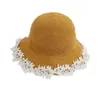 Geniş Memlu Şapkalar Kore tarzı vahşi Japonca Dantel Balıkçı Şapkası Kadın Yaz Dome Plaj Gezisi Güneşlik Saman Şapkaları Açık Dol Leisure Bob Gorros G230227