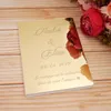 Andere evenementenfeestjes Aangepaste acryl Mirror White Blank gastenboek Wedding Signature Gastenboek Gepersonaliseerde doop Decor Gunsten geschenken 230228