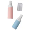 Imballaggio bottiglia di plastica vuota Pompa per lozione spray airless bianca con coperchio antigelo Contenitori cosmetici ricaricabili portatili 15 ml 30 ml 50 ml