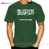 Men's T-Shirts Summer Fit Slim Men T-Shirts 100% SAUDI ARABIA diy free custom name number nation flag sa arabic arab Printed T-shirt 0301H23