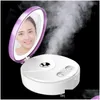 Andere huidverzorgingsgereedschap MTI functionele draagbare make -up cosmetische lichten spiegel nano mist sproeier gezicht body stoomboot hydraterende gezicht dhil3