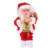 Рождественские украшения Электрические Санта -Клаус Творческая музыкальная кукла