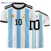 Мужские футболки Аргентина Национальный флаг 3D-печать Мужская футболка детская круглая шея повседневная короткая футболка для футболки для спортивной одежды Летняя топ 0304H23