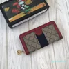 Luxury Designers Wallet Luxurys Herrkvinnor Plånböcker Läderväskor Högsta kvalitet Klassisk myntväska Plaid Korthållare Koppling Handväskor 09