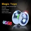 Yoyo 3 kolory Magic yoyo t5 aluminium stop metal yoyo profesjonalny 8 piłka kk łożyska z sznurkiem dla dzieci