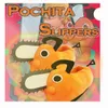 Plush dockor Pochita Plush Slipper Chainsaw Chain Saw Man Cosplay Orange Dog Slipper Japan Anime Stranger Plushie Slipper Christmas Gift 230227