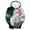 Herren Hoodies Geeignet 3D Gedruckt Frohe Weihnachten Sweatshirt Männer Frauen Pullover Harajuku Kinder Hoodie Jungen Mädchen Mit Kapuze