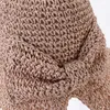 Chapeaux à large bord HT2459 Haute Qualité Femmes Chapeau Dames Élégant Grand Arc Chapeau D'été Corée Style Solide Crochet Chapeau De Paille Femme Soleil Chapeaux pour Femmes G230227