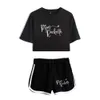 Mens Tracksuits Piper Rockelle Merch Two Piece Set Womens Cool Print Girls Shorts Tshirt Summer Soft Shorts Womens Tracksuit 230228