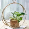 Nordic Vase Flower Pot Weaving Storage Basket Container for Party Wedding Wall Hanging Garden Home Decoration Hand Made Bamboo4307184
