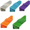 Table Runner 10pcs/lot 30*275cm Satin Runners Wedding Decoration Year Party Decor for Home cover 230227