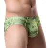 Sous-vêtements pour hommes Camouflage Briefs Sexy Low Rise Pouch UnderwearSous-vêtements