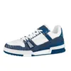 2023 Designer Sneaker Virgil Trainer Zapatos casuales Piel de becerro Abloh Blanco Verde Rojo Azul Carta Superposiciones Plataforma Low Sneakers Tamaño 36-45 Y66